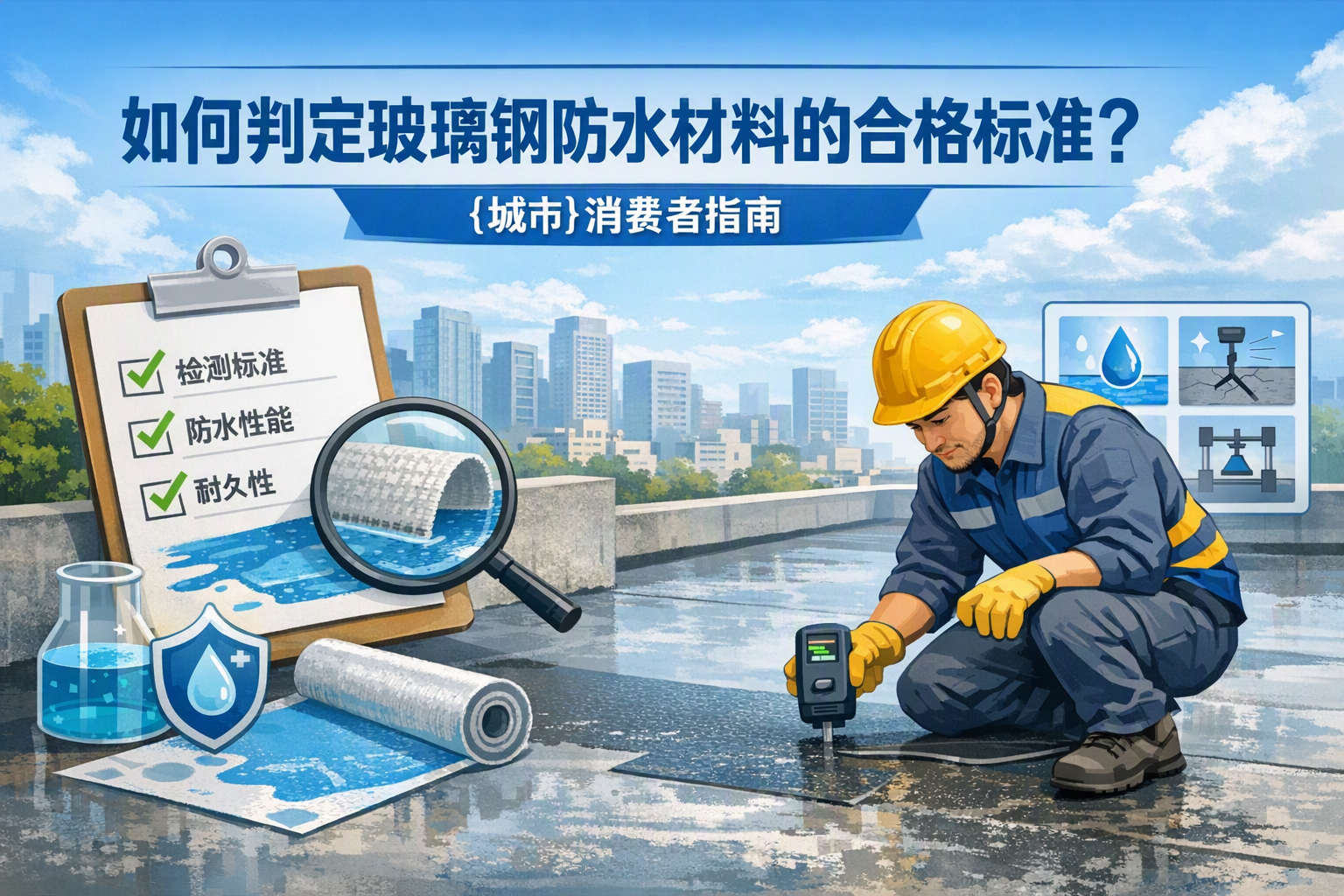 如何判定玻璃钢防水材料的合格标准？ 吴忠 消费者指南