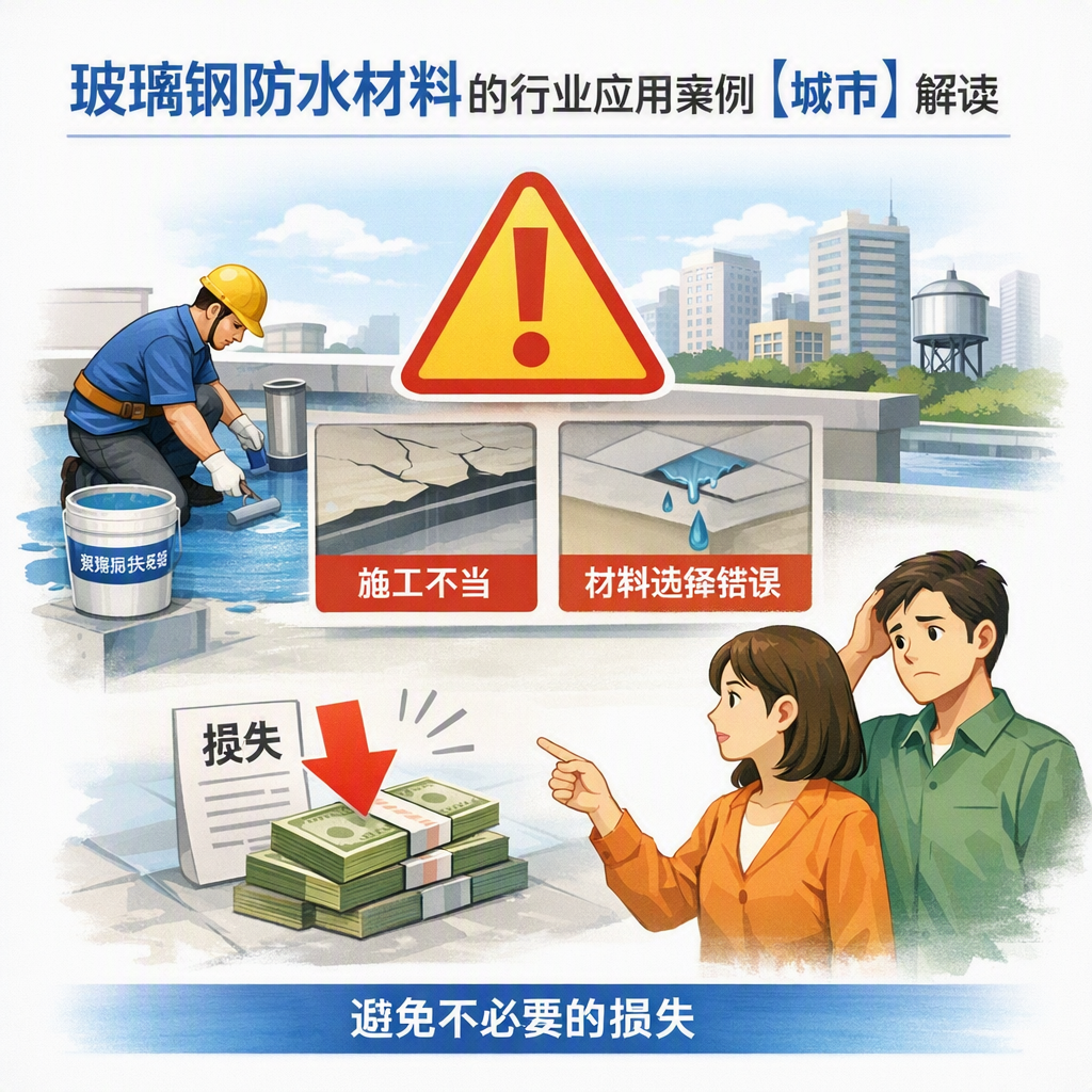 玻璃钢防水材料的行业应用案例,吴忠解读