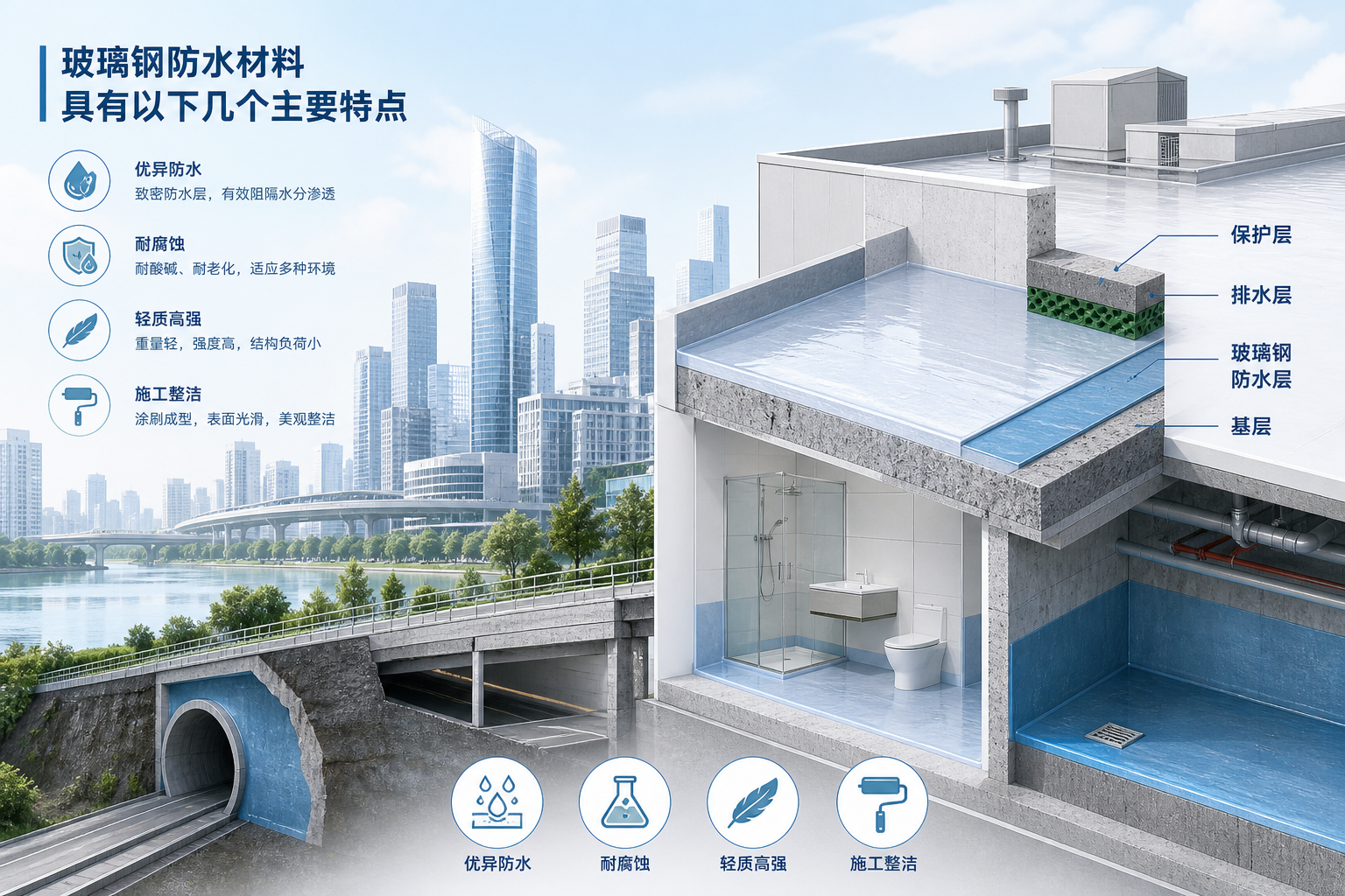 2023年玻璃钢防水材料市场趋势分析,关注 吴忠 发展